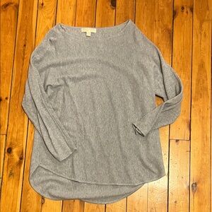 Michael Kors Heather Gray Knit Top